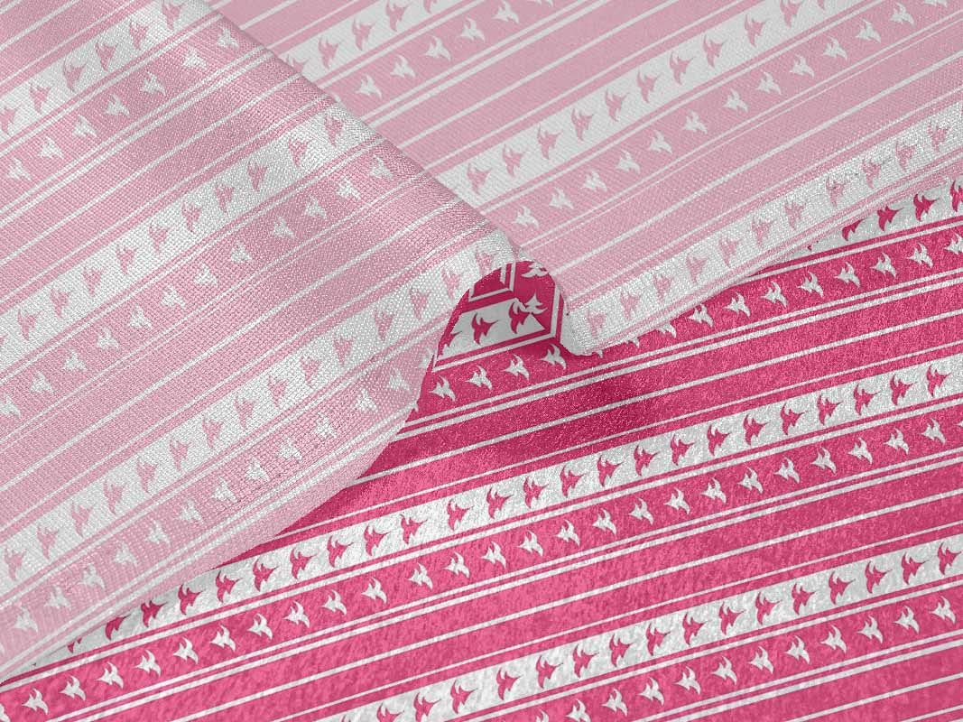 Velvet Pink Christmas Fabric by The Yard - 58 Inch Wide Printed Sewing Material for DIY Clothing, Holiday Decor & Craft Projects | Festive Home Decor, Quilting, Apparel Making