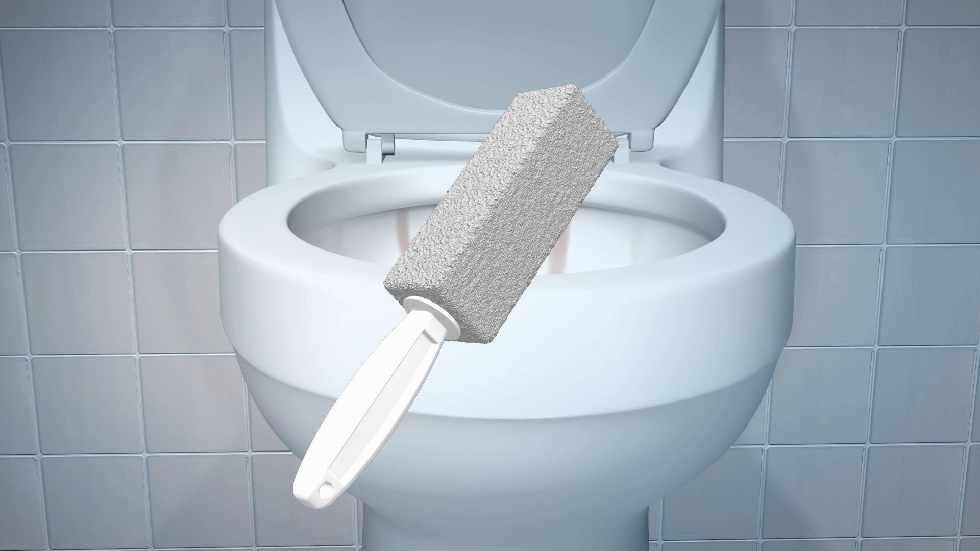 Spark Innovators RingX Natural Pumice Stone Toilet Bowl Cleaner - Effective Hard Water Stain Remover for Bathroom & Kitchen - Safe for Porcelain & Ceramic - Ideal for Home Cleaning & Maintenance