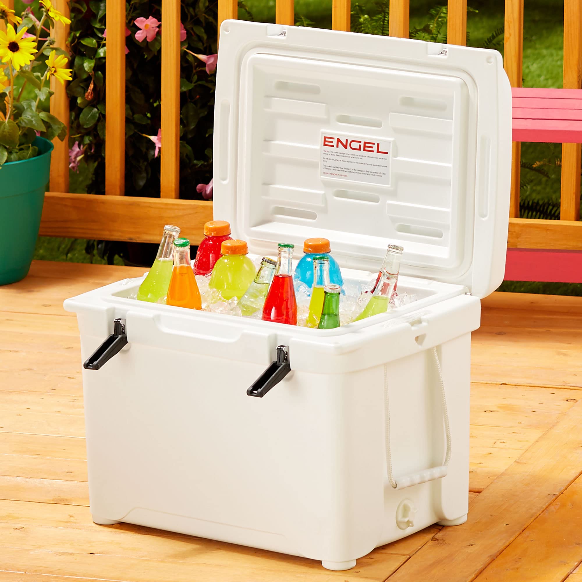Engel ENG50 60-Can High Performance Cooler - Durable Rotomolded Ice Chest for Camping, Hunting, Fishing | Perfect for Outdoor Adventures, Beach Trips & Tailgating