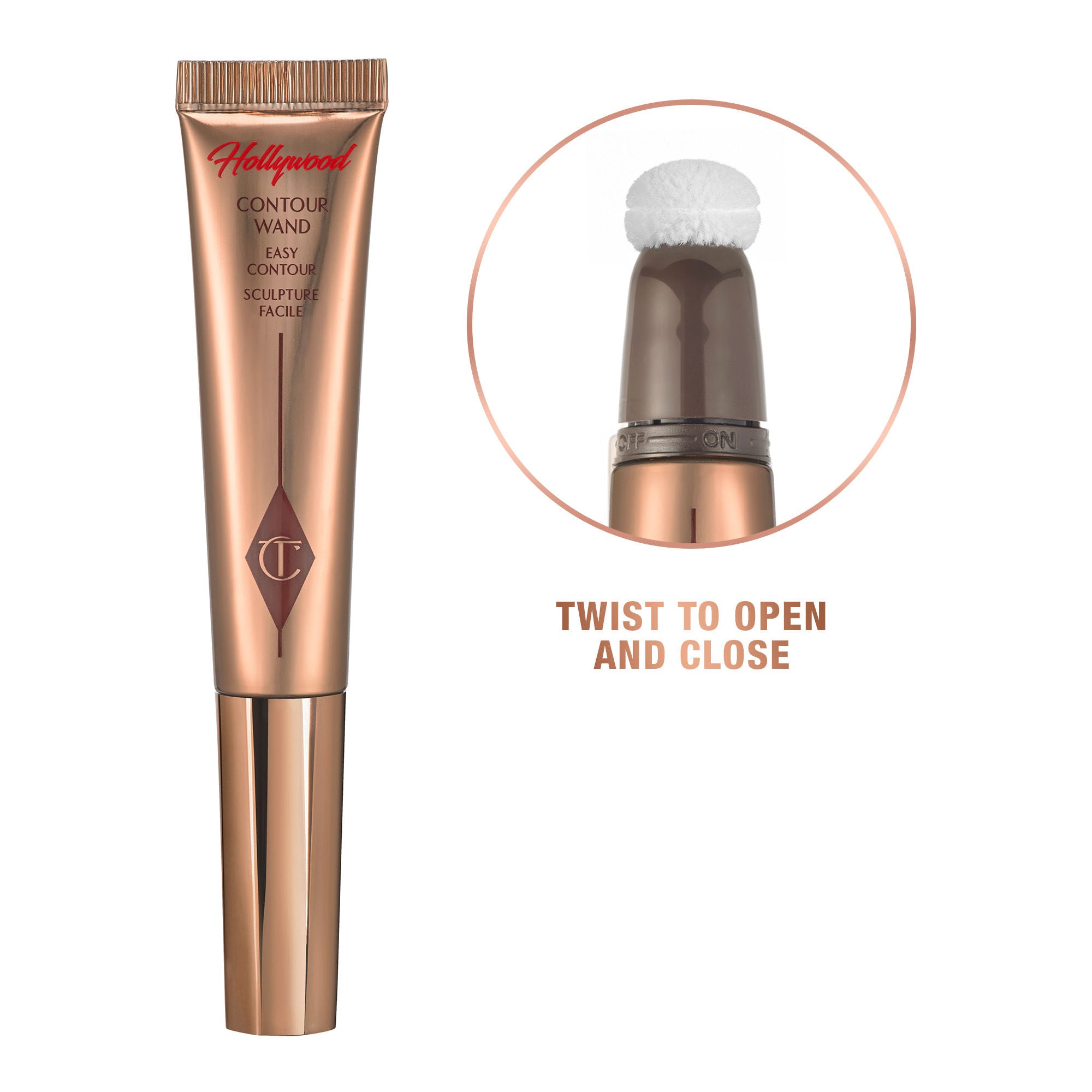 Hollywood Contour Wand - Professional Makeup Contouring Stick for Face Sculpting & Highlighting | Perfect for Everyday Makeup & Special Occasions