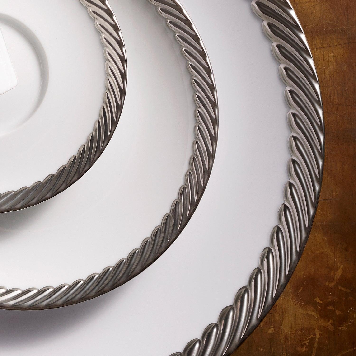 Premium Corde Bread and Butter Plate Set - Elegant Dinnerware for Bread, Butter, and Appetizers - Perfect for Dining, Entertaining, and Special Occasions