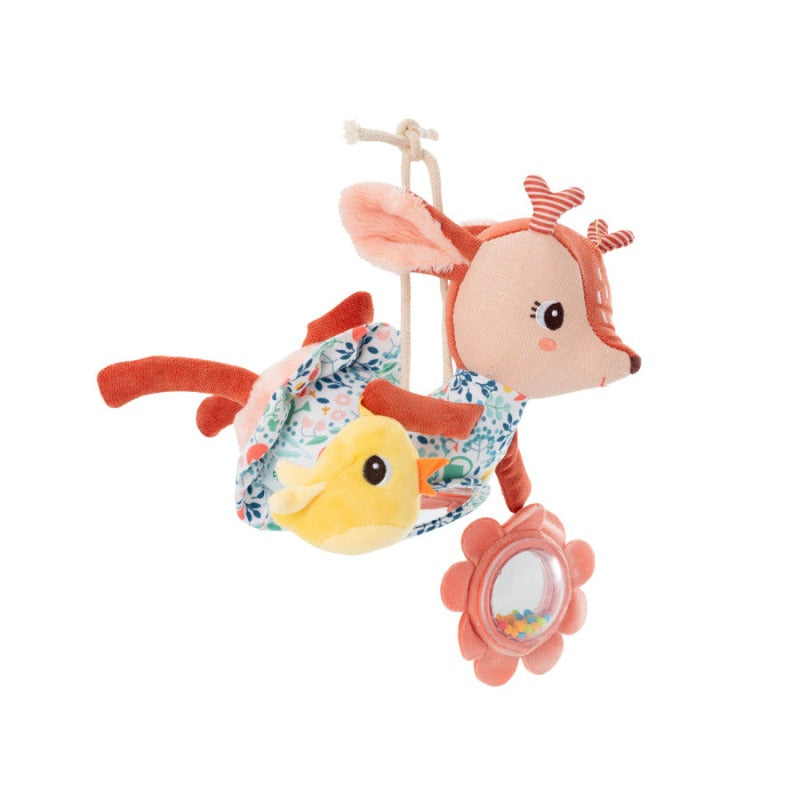 Stella Fawn Interactive Baby Activity Toy - Soft Plush Sensory Play for Infants & Toddlers - Perfect for Nursery, Playtime & Early Learning Development