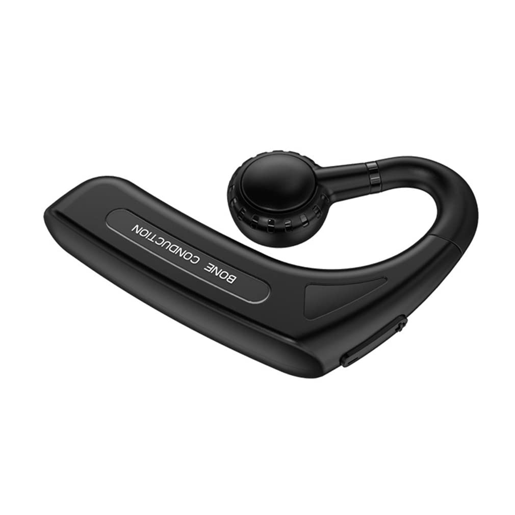Wireless Bone Conduction Headphones Bluetooth 5.1 - HiFi Stereo Open-Ear Sports Headset with Mic, IPX5 Waterproof & Sweatproof for Running, Cycling, Gym Workouts - Black