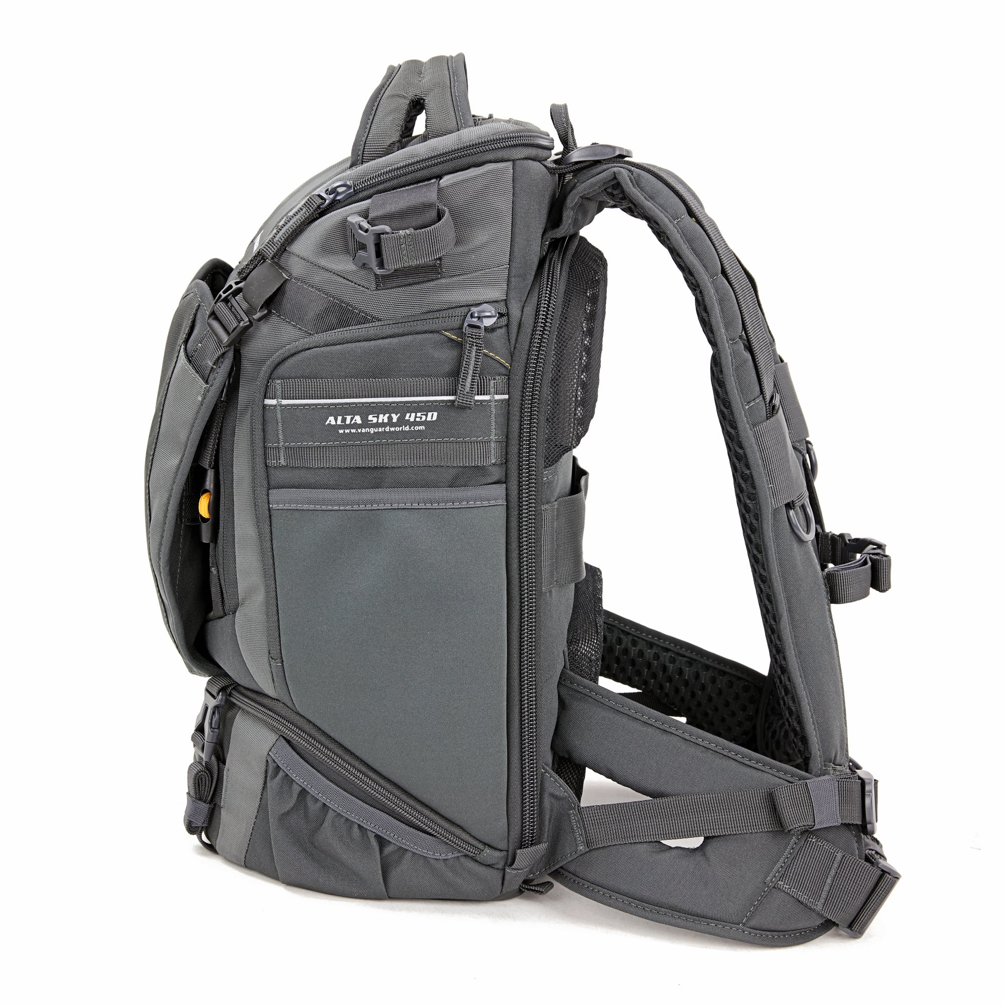 Alta Sky 45D Professional DSLR Camera Backpack - Waterproof & Shockproof Photography Bag for Travel, Hiking & Outdoor Shooting (Black/Gray)