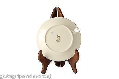 Lenox Fair Lady Porcelain Dinner Plate - Set of 8 Elegant Fine China Plates for Formal Dining, Wedding Registry & Special Occasions
