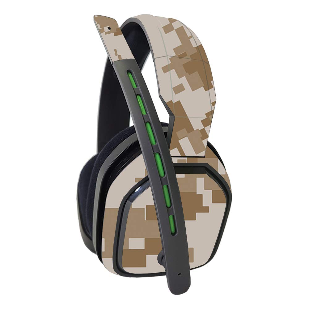 MightySkins Protective Vinyl Decal Wrap Cover for Astro A10 Headset - Desert Camo | Durable, Customizable Skin | Easy to Apply & Remove | Made in USA | Perfect for Gaming, Streaming & Personalization