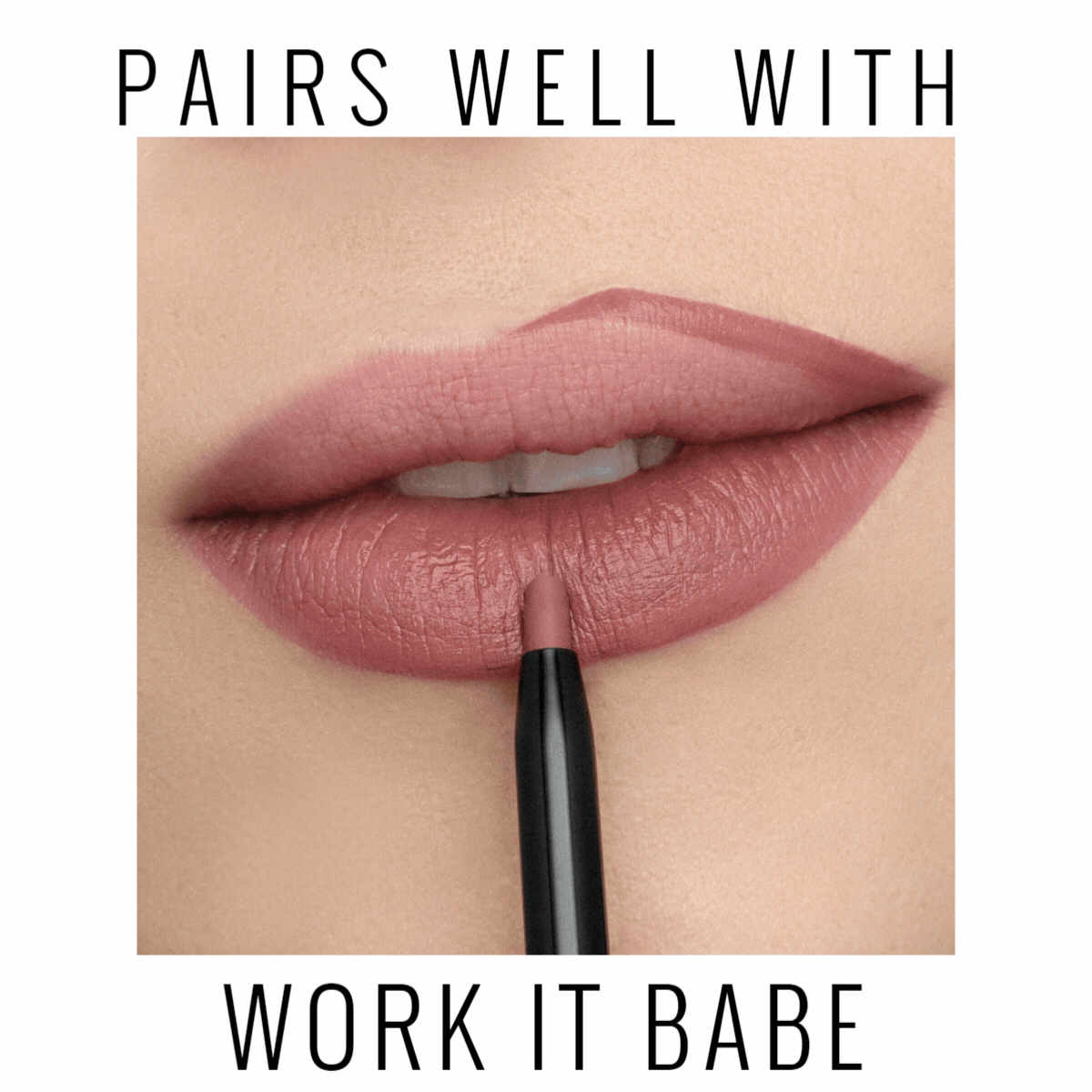 Boss Babe Pale Mauve Liquid Lipstick with Gold & Silver Shimmer - Long Lasting Matte Lip Gloss for Women, Perfect for Parties, Date Nights & Special Occasions