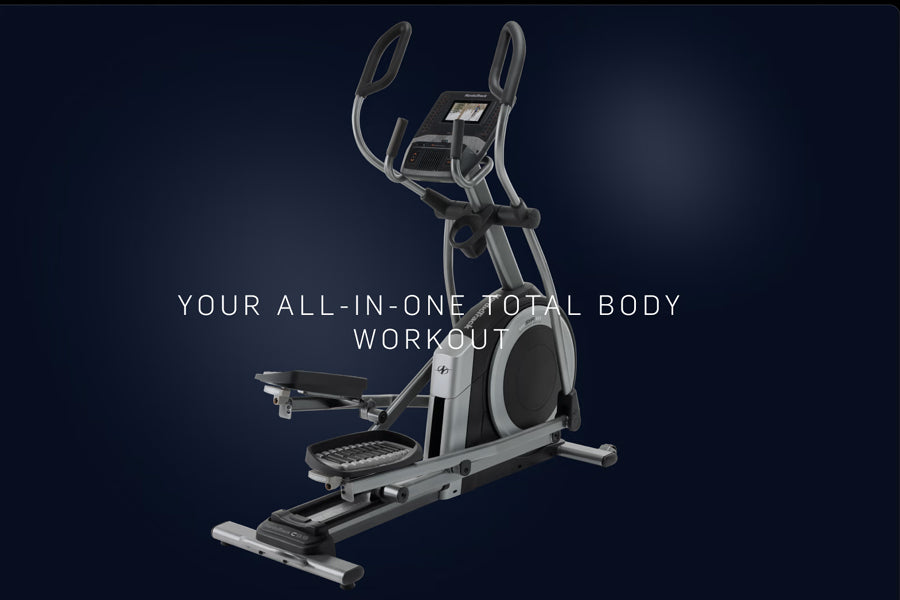 NordicTrack 9.9 Commercial Elliptical Trainer - Low Impact Cardio Machine for Home Gym, Workout & Fitness Training - Perfect for Weight Loss, Toning & Full-Body Exercise