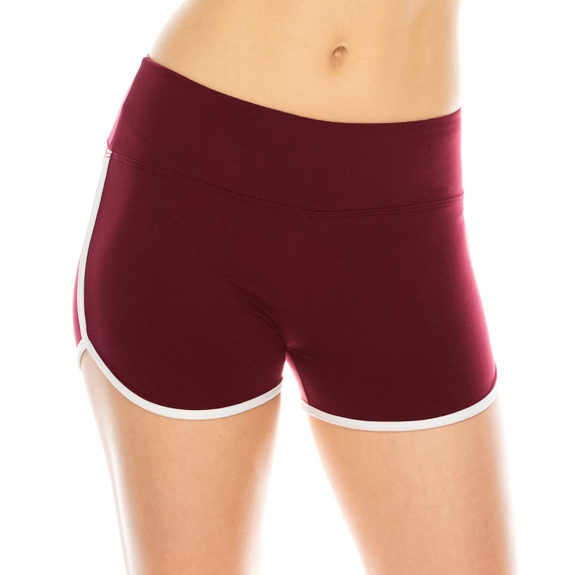 ALWAYS Women's High Waisted Booty Shorts - Super Soft Dolphin Shorts for Workout, Yoga & Lounge Wear