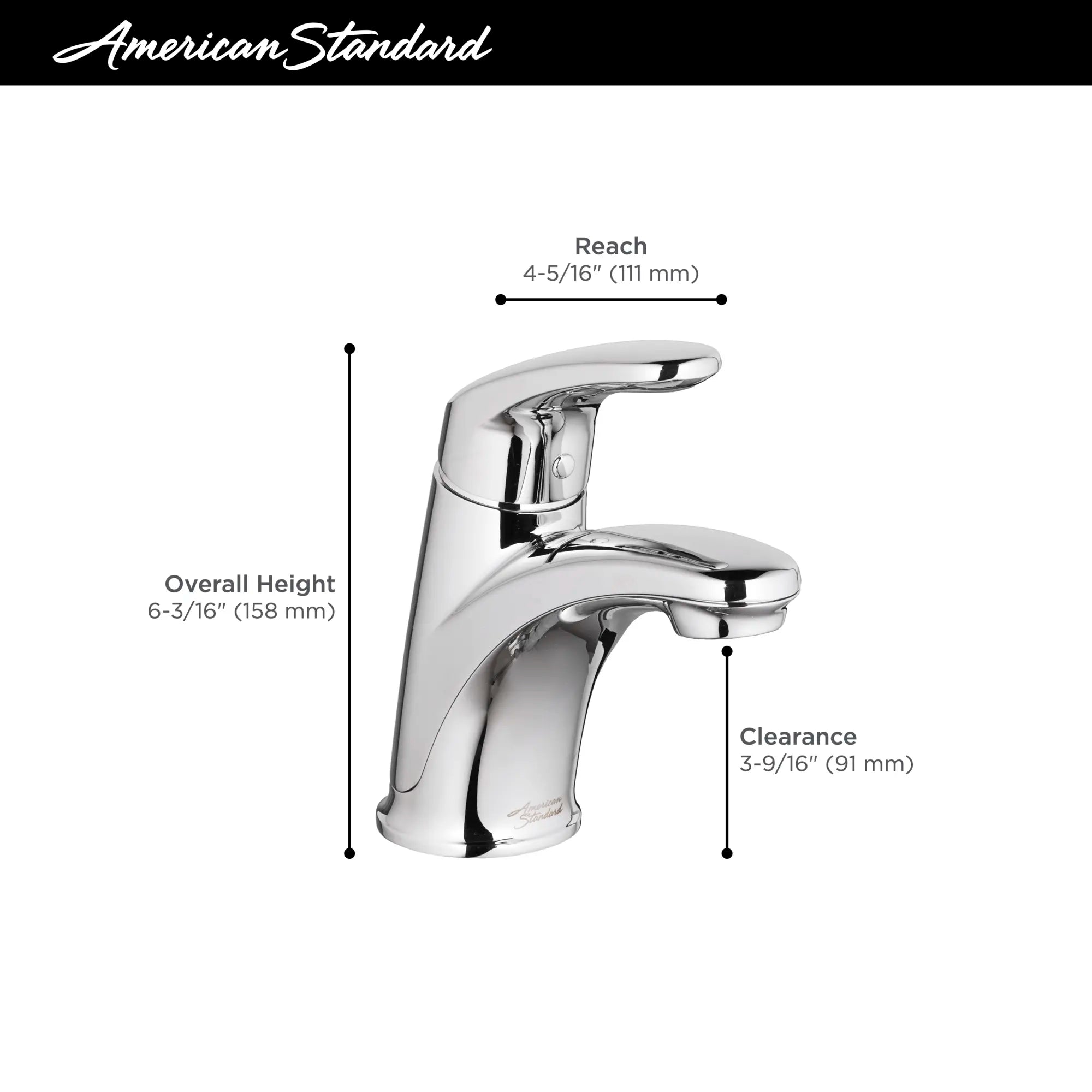Colony PRO Single Hole Single Handle Bathroom Faucet - 1.2 GPM Water-Saving Design with Lever Handle - Perfect for Small Bathrooms & Powder Rooms