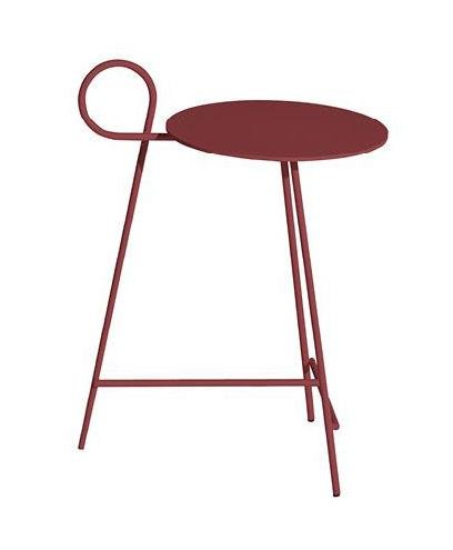 Driade Carmina Side Table - Modern End Table for Living Room, Bedroom & Office - Stylish Accent Table with Wooden Base
