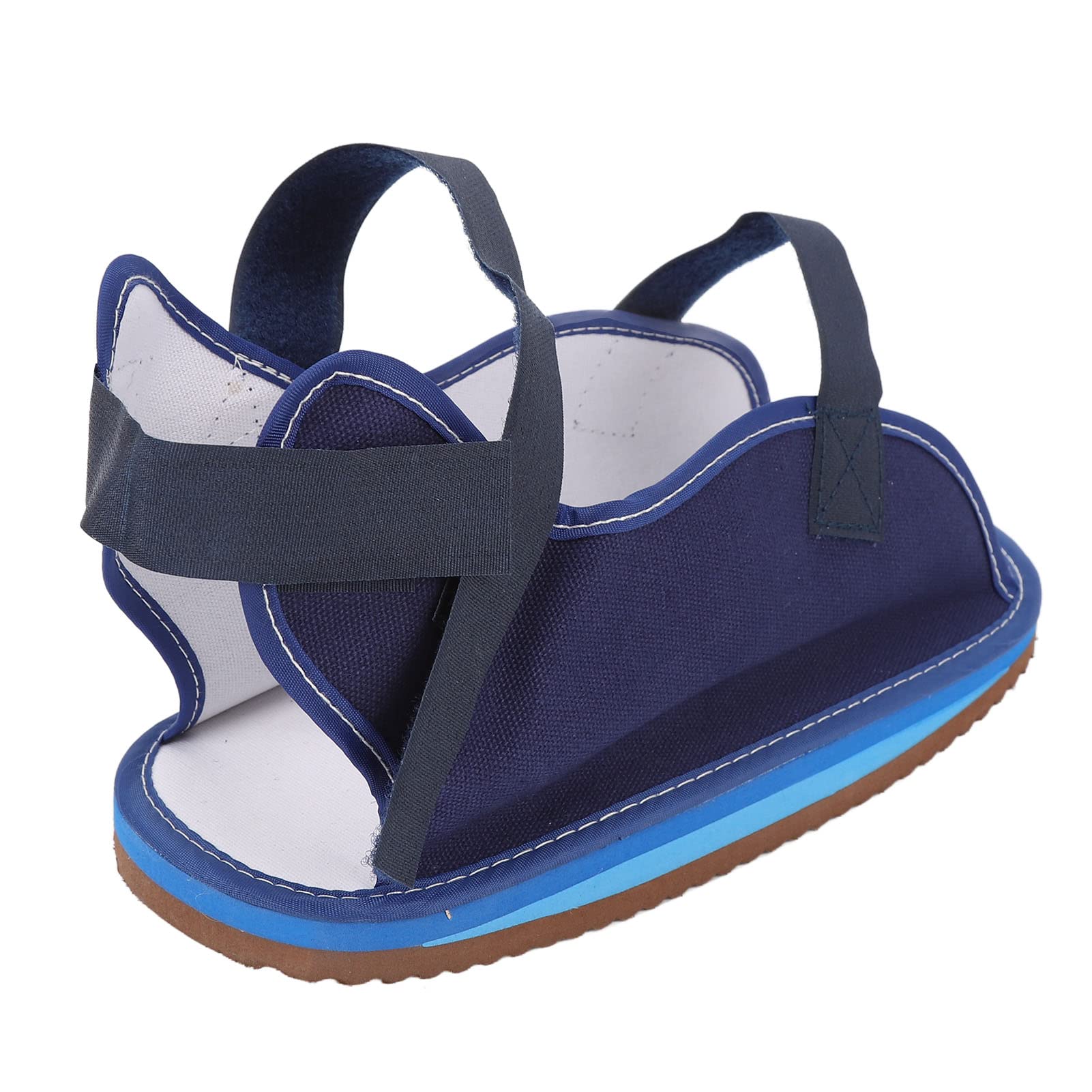 ANGGREK Open Heel Breathable Non-Slip Walking Shoes - Protective Foot Support for Broken Feet & Open Toe Comfort (Medium) - Ideal for Post-Injury Recovery & Daily Walking