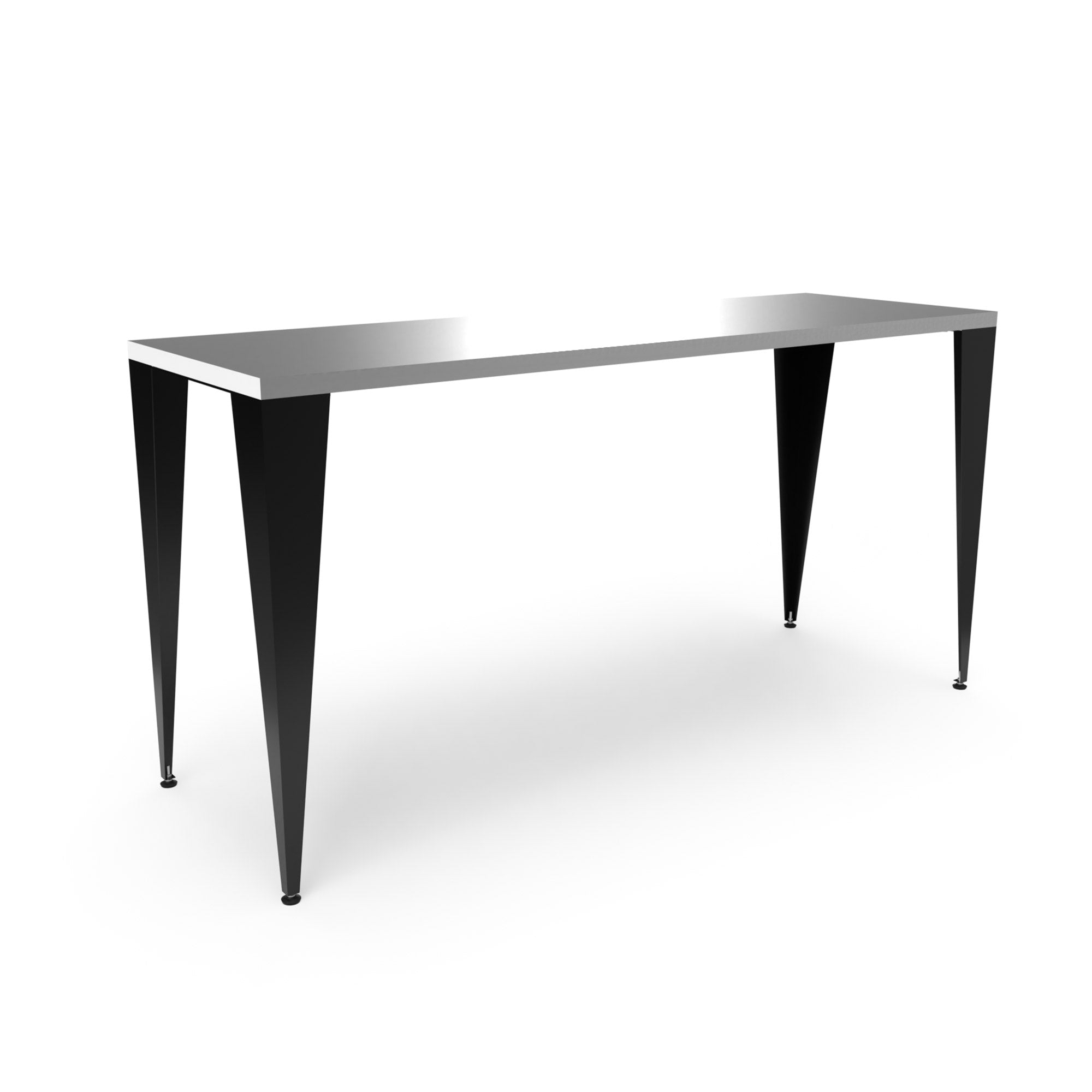 Stainless Steel Study Desk for Students - Durable & Modern Writing Table for Home, Office & Dorm Room Use