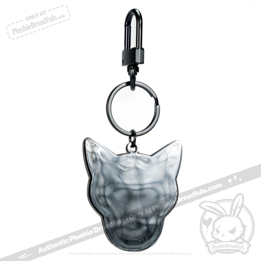 Victorian McGee's Cheshire Cat Keychain - Alice in Wonderland Inspired Metal Key Ring Accessory for Disney Fans, Gifts & Purse Decor