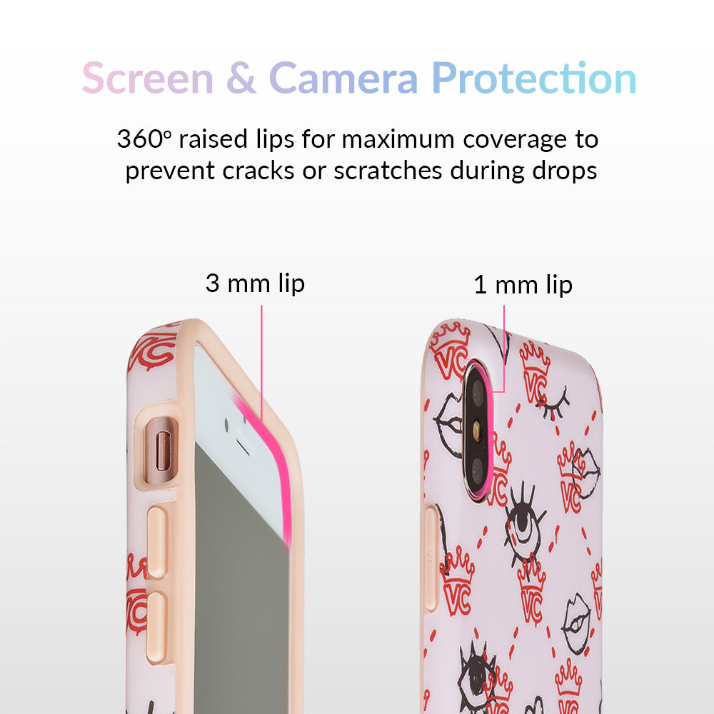 VC Logomania iPhone Case - Stylish Protective Cover for iPhone 12/13/14/15 Pro Max - Durable Shockproof Slim Design - Perfect for Everyday Use, Travel & Fashion Accessories