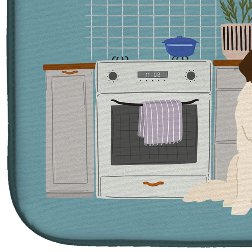 Moscow Watchdog Dish Drying Mat - Absorbent Kitchen Counter Pad (14x21