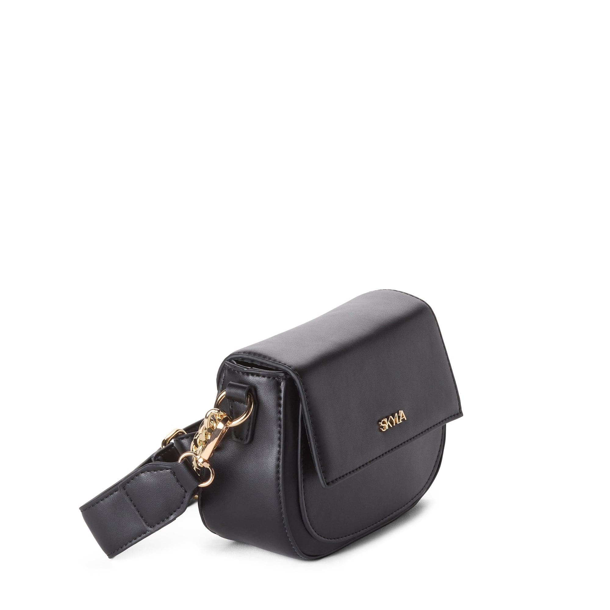 Billie Vegan Leather Crossbody Bag for Women - Stylish Black Purse with Adjustable Strap | Perfect for Work, Travel & Everyday Use