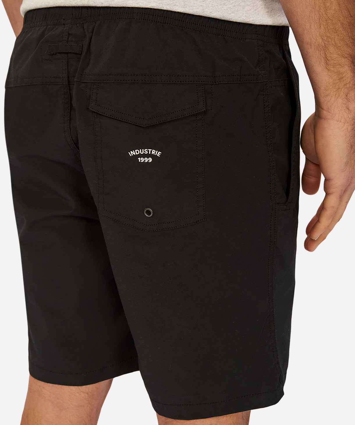 **Bahama Angler Swim Shorts for Men - Quick-Dry, UPF 50+ Solid Black Board Shorts - Perfect for Beach, Pool, Surfing & Vacation**