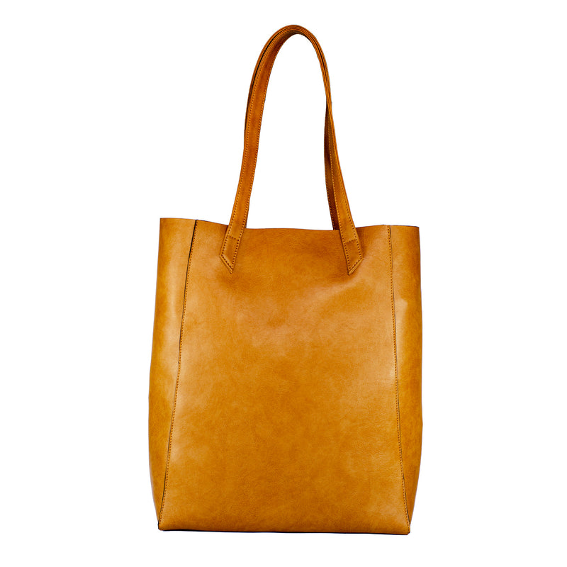 Canussa Classic Camel Tote Bag - Stylish & Spacious Handbag for Work, Travel & Everyday Use
