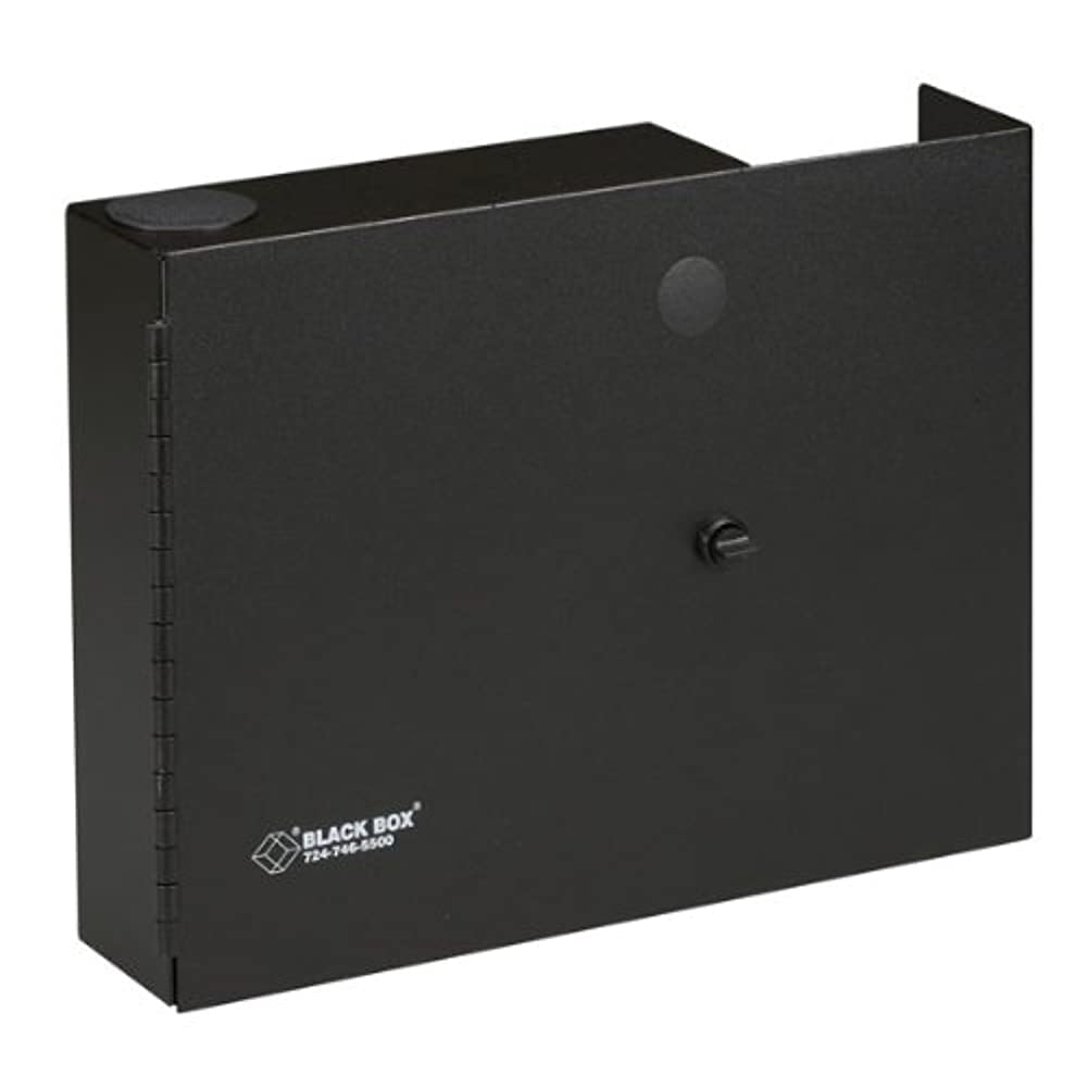 Wall Mount Fiber Optic Cabinet - Open Style, Unloaded, Holds 2 Adapter Panels - Ideal for Network & Telecom Installations in Homes & Offices