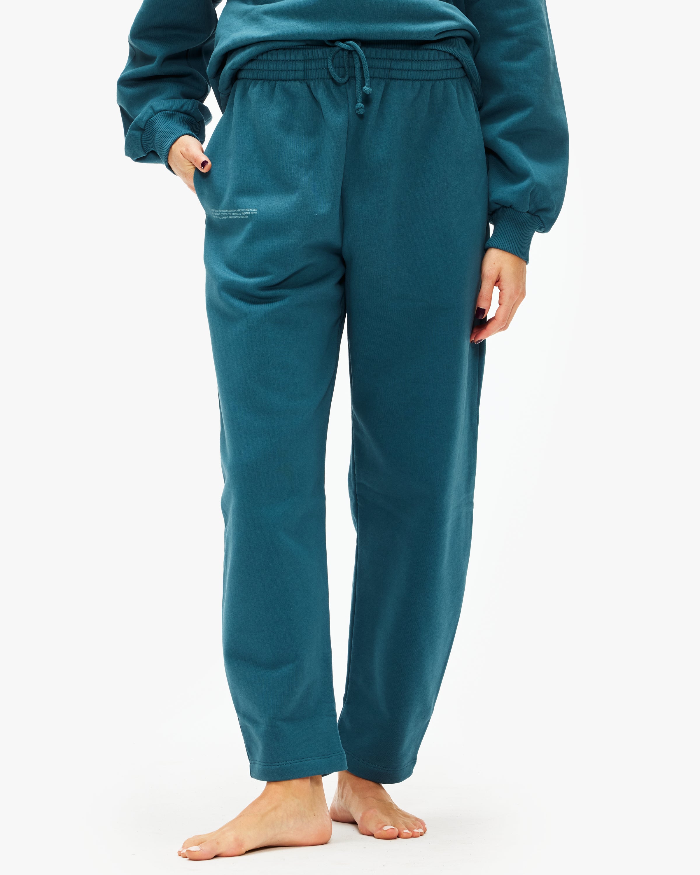 Pangaia Men's Heavyweight Barrel Leg Trackpants - Comfortable Jogger Pants for Running, Gym & Casual Wear