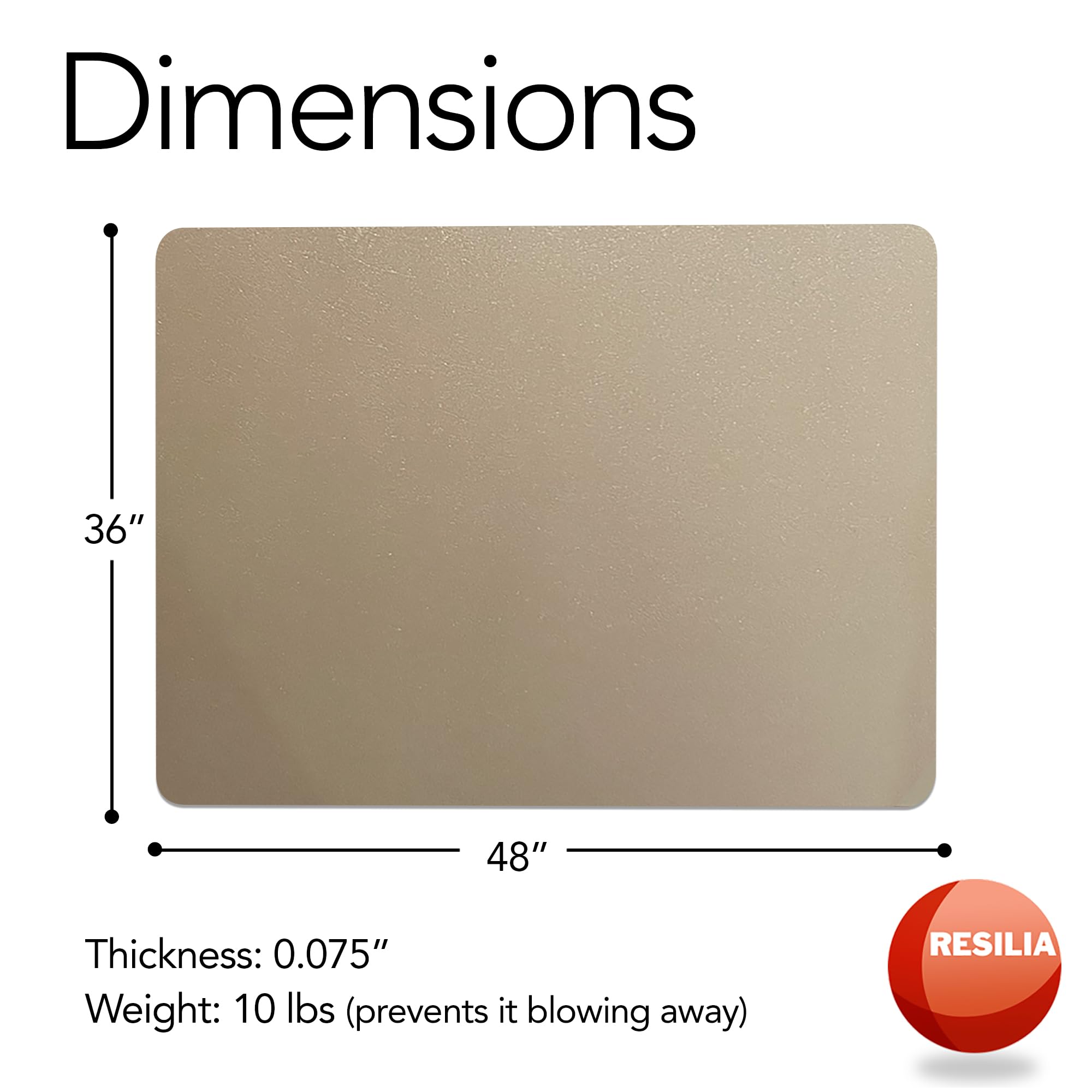 RESILIA Large Heavy Duty Under Grill Mat - 36