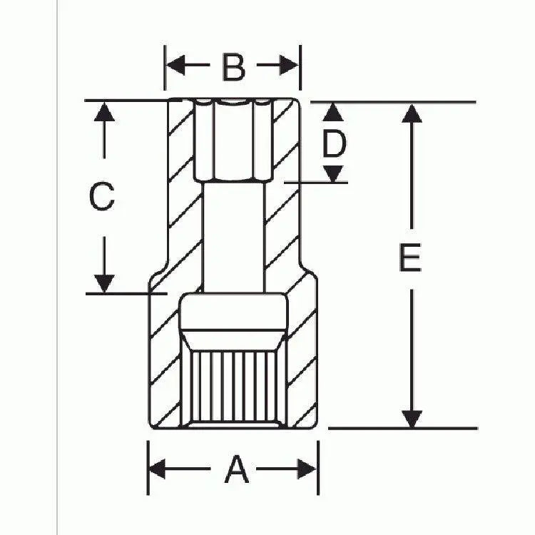 GP 1 Drive Extra Deep Thin Wall Socket Set - Professional Grade Impact Sockets for Automotive & Industrial Use - Perfect for Tight Spaces & Heavy Duty Applications