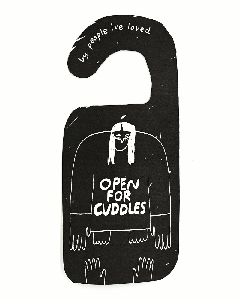Touched Out Reversible Door Hanger - Privacy Sign for Nursing Mothers & Busy Parents - Perfect for Bedroom, Office & Nursery Doors