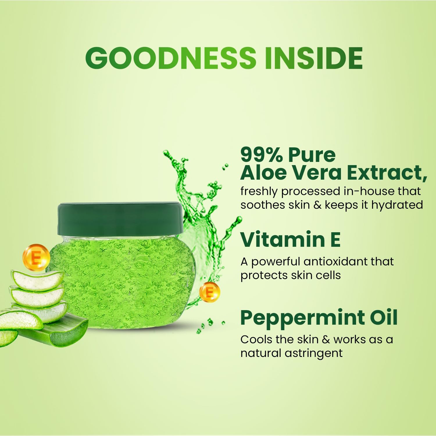 Nature's Essence Aloe Vera Moisturizing Beauty Gel 150g - Hydrating Skin Care for Face & Body, Soothes Sunburn & Dry Skin