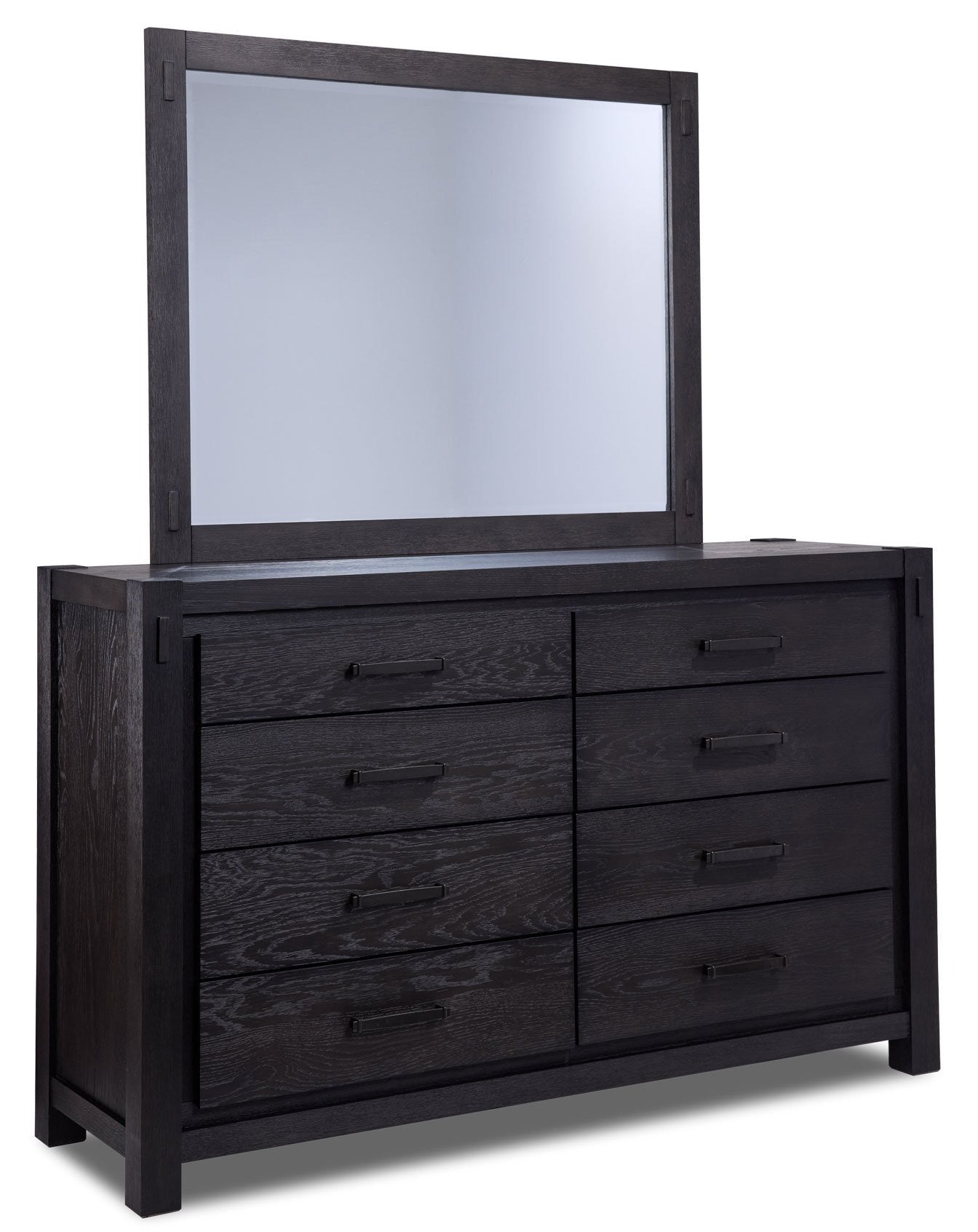 Dark Brown Canyon Mirror - Elegant Wall Decor for Living Room, Bedroom & Entryway - Perfect for Home & Office Interior Design