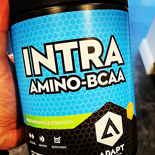 ADAPT Nutrition IntraAMINO Powder 480g - Premium BCAA & Amino Acid Supplement for Workout Recovery & Muscle Growth | Ideal for Athletes, Gym & Fitness Enthusiasts