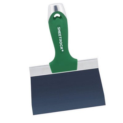 Premium 6-Inch Blue Steel Taping Knife for Drywall - Professional Drywall Tools for Smooth Joint Compound Application - Perfect for Home Renovation & Construction Projects