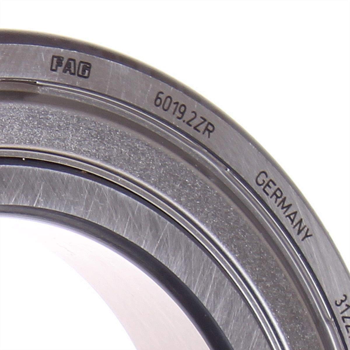 6019-2ZR Single Row Radial Ball Bearing - ABEC 1 Precision, Double Shielded, Steel Cage, C0 Normal Clearance - 95mm ID x 145mm OD x 24mm Width - Metric Size - Ideal for Industrial Machinery, Electric Motors, and Power Transmission Equipment