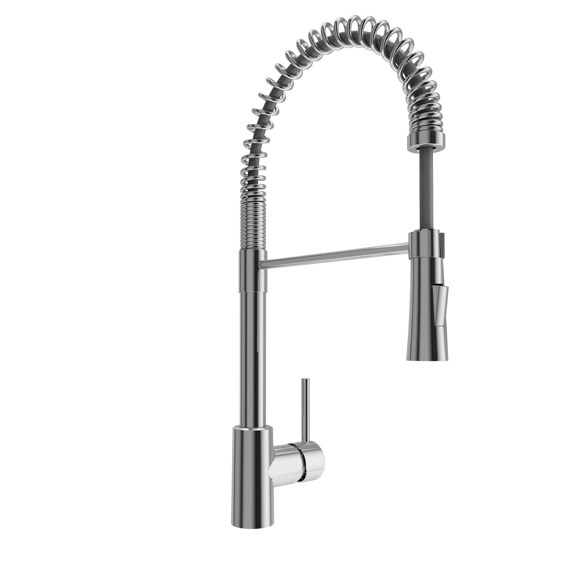 BOCCHI Livenza 2.0 Pull-Down Chrome Kitchen Faucet - High Arc Modern Design for Easy Washing & Cooking - Perfect for Home, Restaurant, and Commercial Kitchens