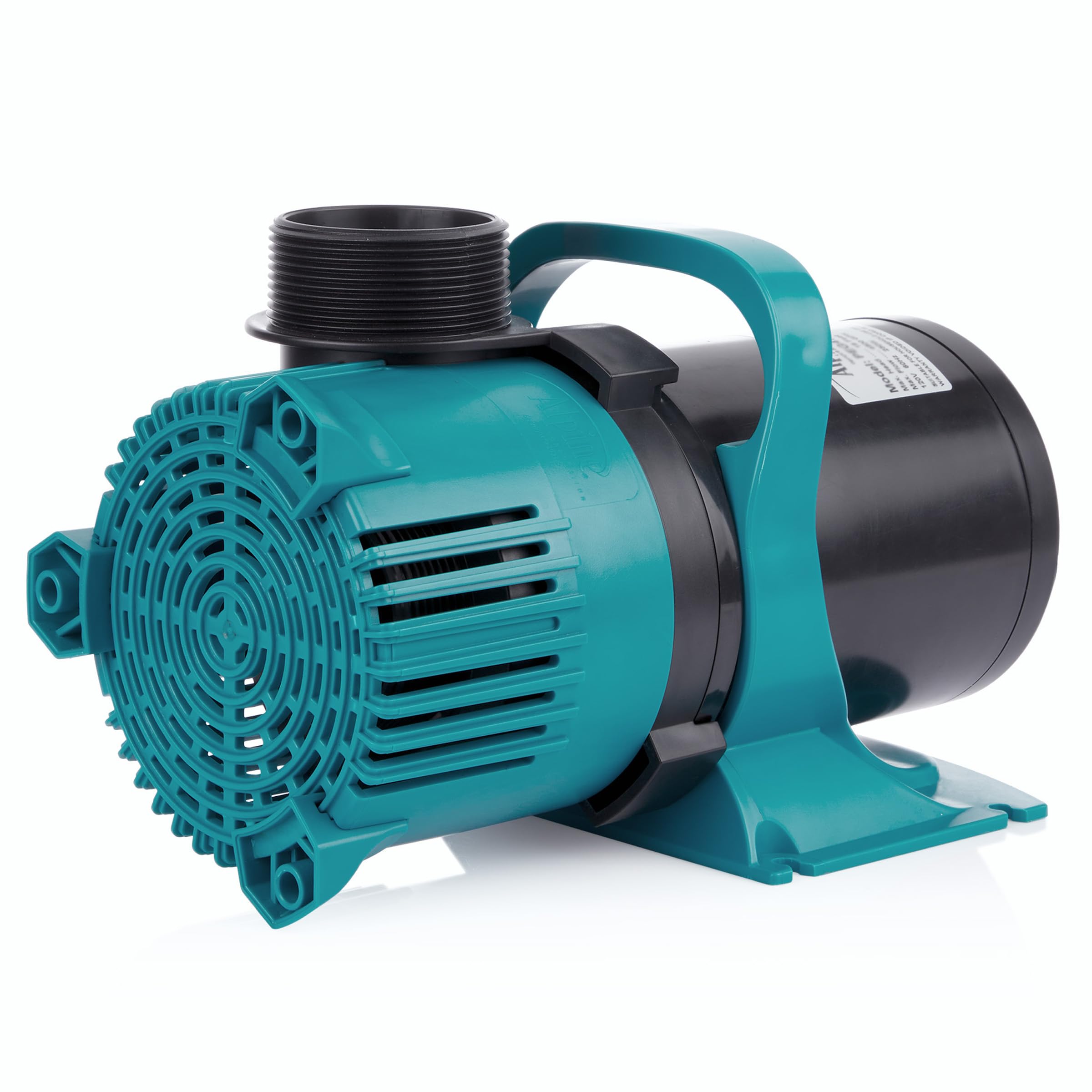 Alpine Corporation 5600 GPH Energy Efficient Water Pump for Ponds, Fountains, Waterfalls - Ultra Quiet High Lift Submersible Pump with Vertical & Horizontal Mounting Options | Perfect for Backyard Water Features, Garden Ponds & Aquatic Circulation Systems