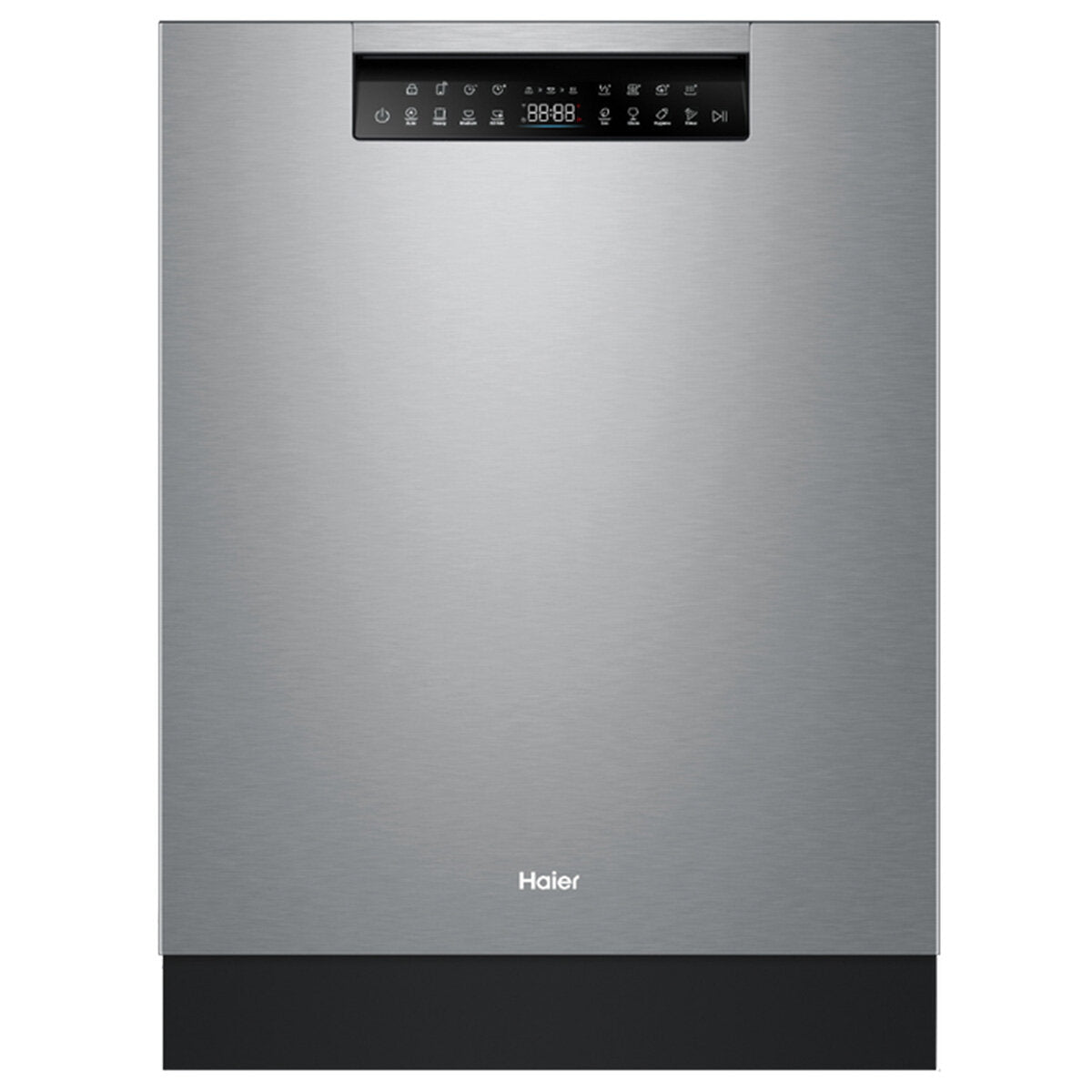 Haier 600 Series Built-In Dishwasher with Steam Function - 15 Place Settings, Stainless Steel Interior (HDW15U3S1) | Perfect for Modern Kitchens, Small Families & Energy-Efficient Homes