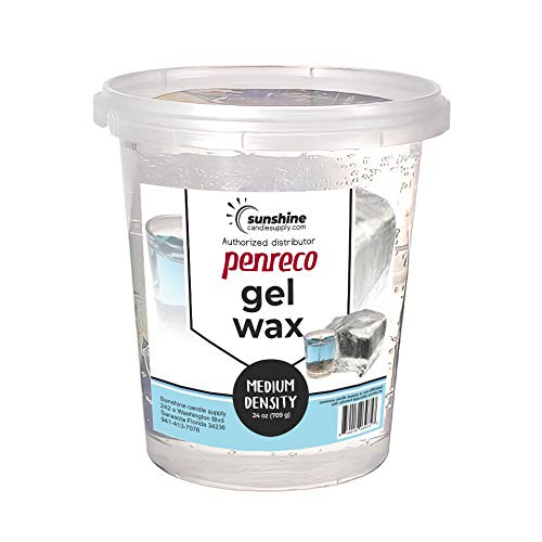 Premium Penreco Gel Wax for Candles - Medium Density, 36 lb (5 Gallon Bucket) - Sunshine Candle Supply Authorized - Perfect for DIY Candle Making, Home Decor & Gift Projects