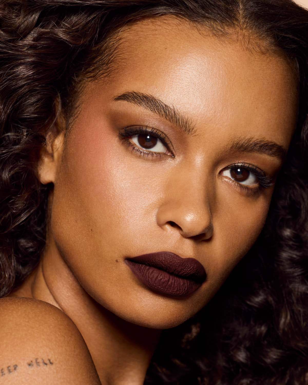 Fenty Icon Velvet Liquid Lipstick - Wicked Whine | Long-Lasting Matte Lipstick with Intense Color | Perfect for Date Night & Special Occasions