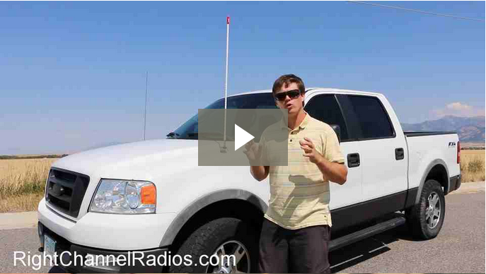 Ford Truck CB Radio Kit - Heavy Duty Communication System for Off-Road & Emergency Use | Compatible with F150, F250, Super Duty | Long Range Trucker Radio for Road Trips & Work Sites