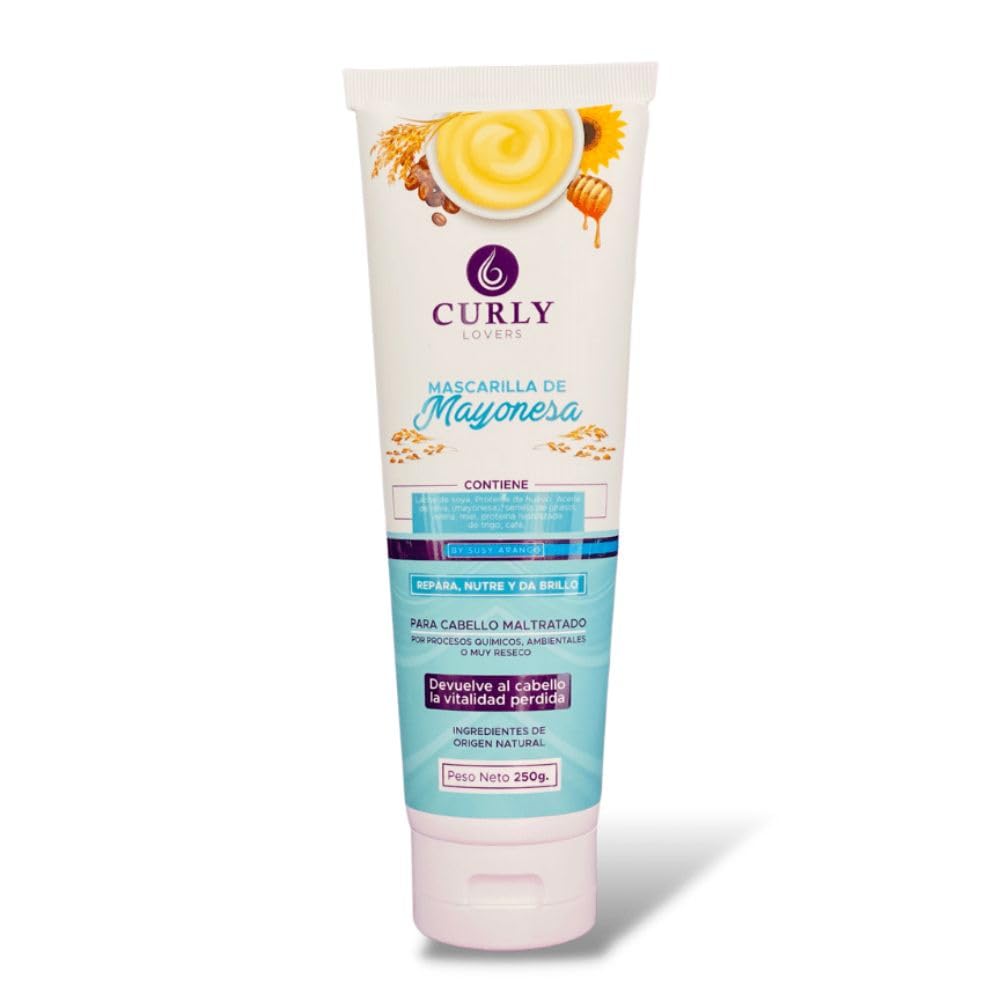 RUUFE 6-Pack Curly Hair Care Set - Shampoo, Styling Cream, Treatment, Gel, Jojoba Oil & Mayonnaise Mask for Defined Curls | Hydrating & Nourishing Hair Products for Curly & Wavy Hair | Perfect for Daily Styling & Deep Conditioning