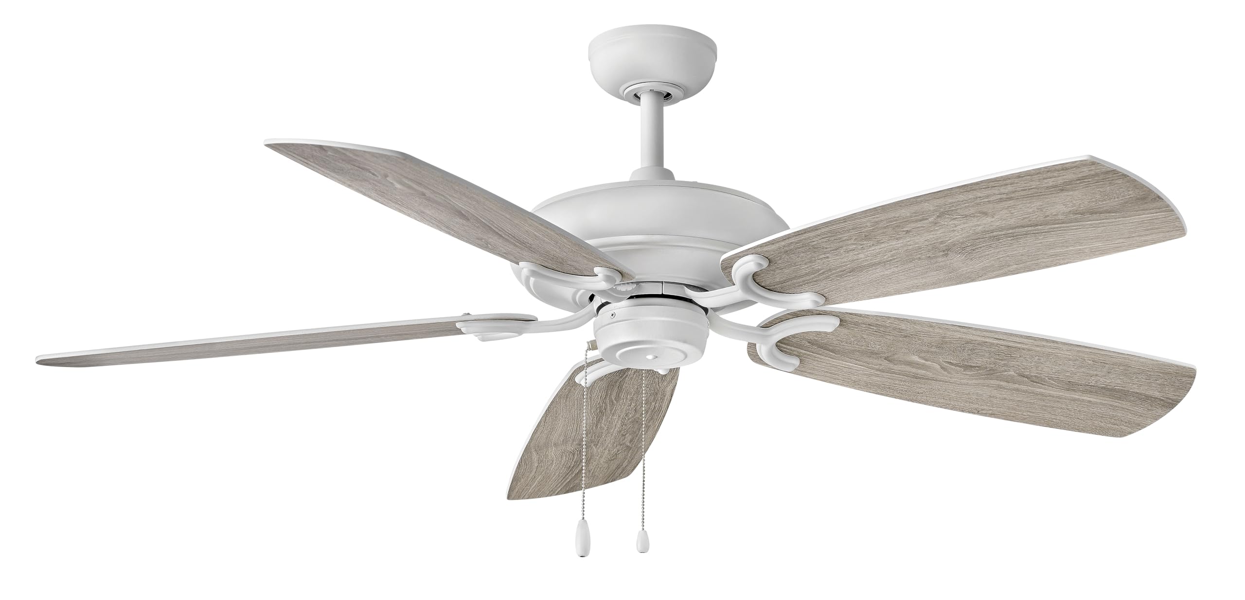 Hinkley Grove 56 Inch Ceiling Fan with Light - Chalk White Finish - Modern Indoor/Outdoor Cooling for Living Room, Bedroom, or Patio