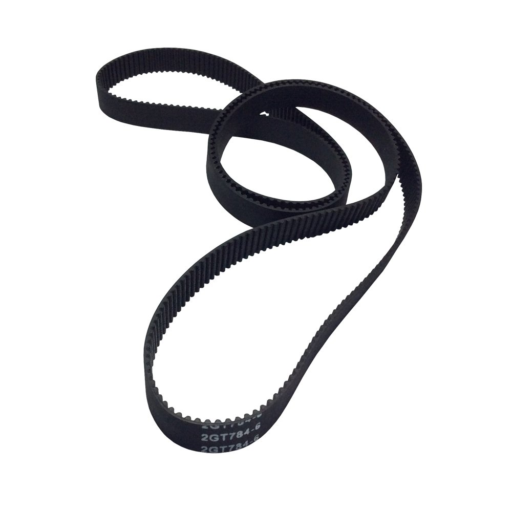 2GT Rubber Timing Belt 752-2GT-9 (752mm Length, 9mm Width, 376 Teeth) - Closed Loop for 3D Printers, CNC Machines, and Robotics - High Precision Power Transmission Belt - Pack of 2