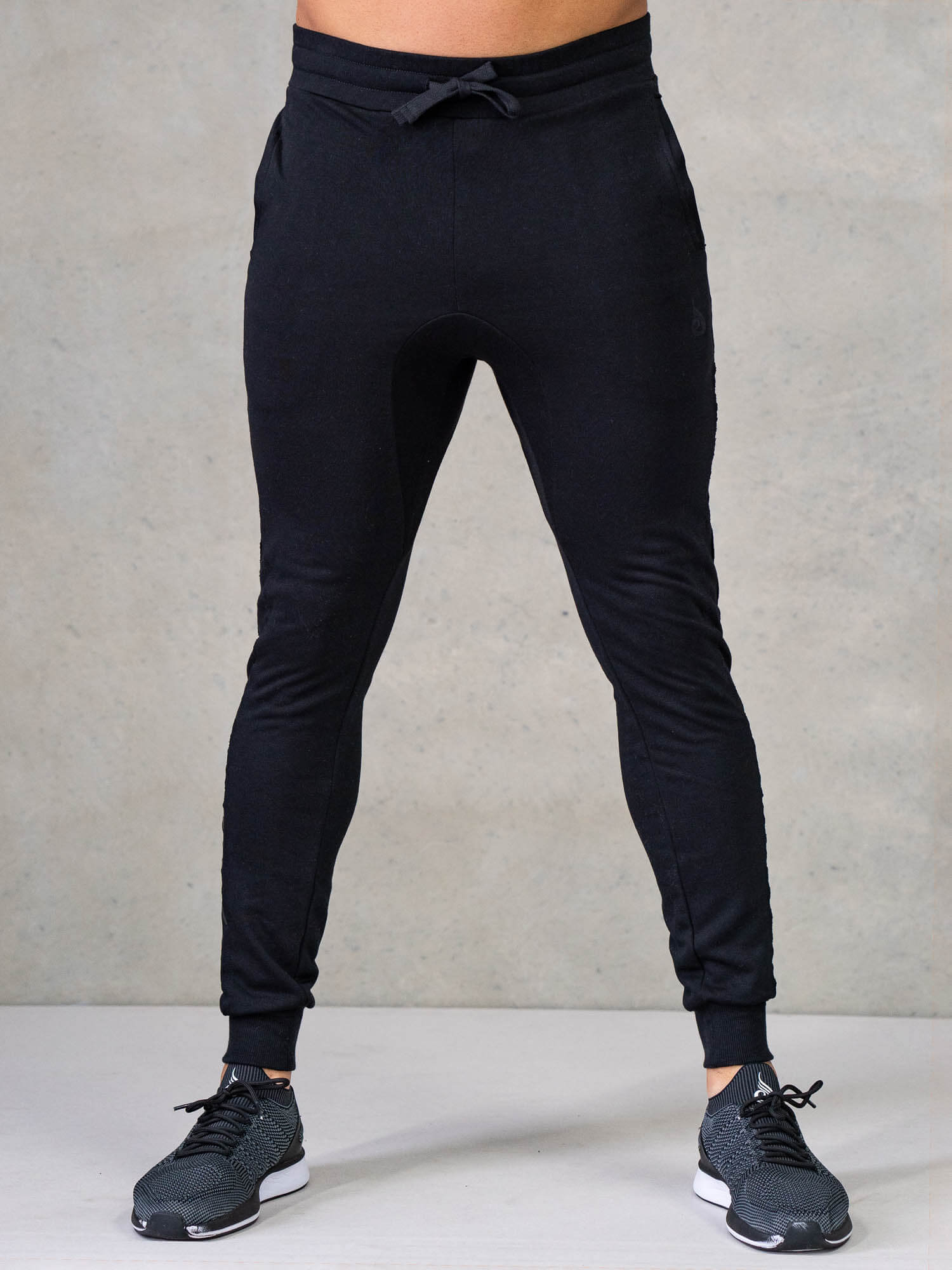 Force Track Pant - Men's Athletic Joggers with Stretch & Pockets - Black - Perfect for Running, Gym & Casual Wear