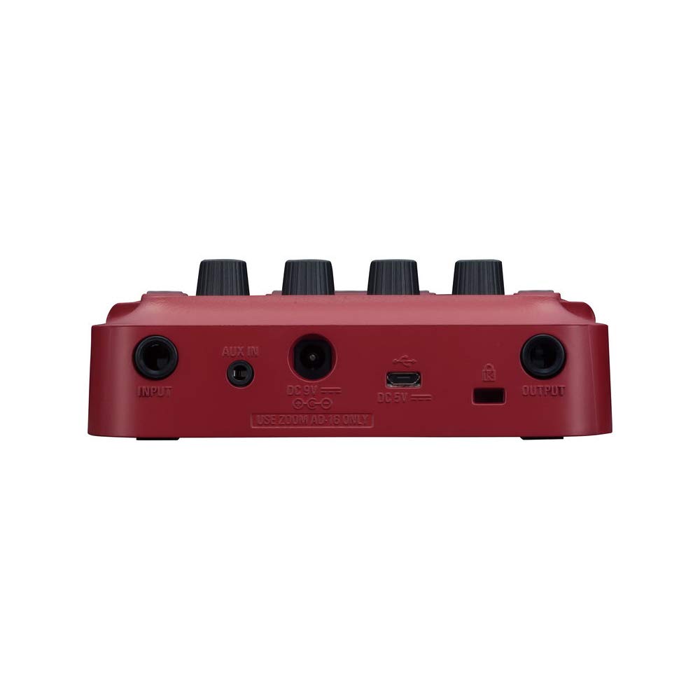 Zoom B1 FOUR Guitar Multi-Effects Processor with 4 Premium Max AA Batteries & 10ft Instrument Cable - Perfect for Live Performances, Studio Recording & Practice Sessions