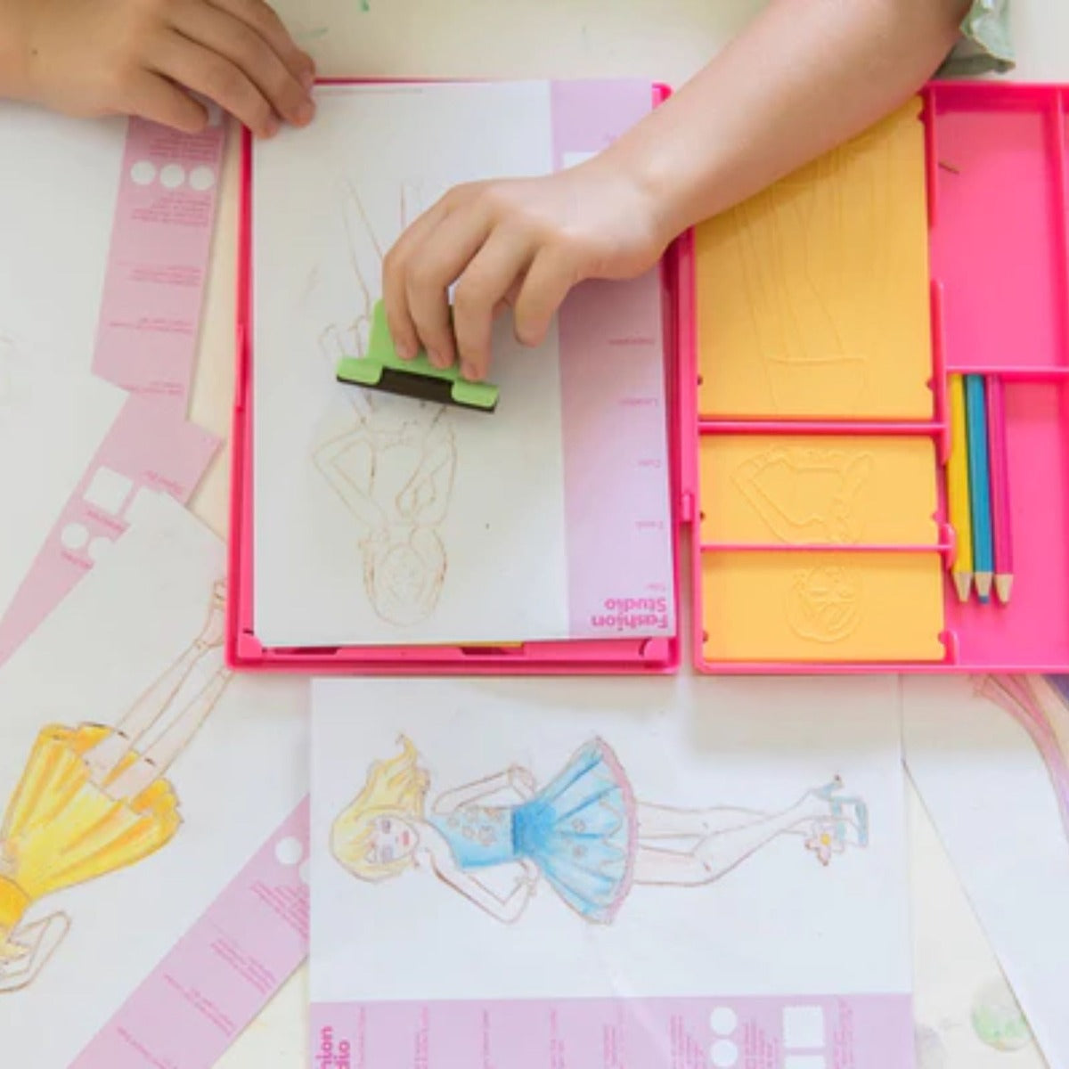 4M Kidzmaker Fashion Design Studio Kit - Creative DIY Craft Set for Kids, Perfect for Dress Up, Costume Making & Pretend Play - Great Gift for Young Fashion Designers & Aspiring Artists