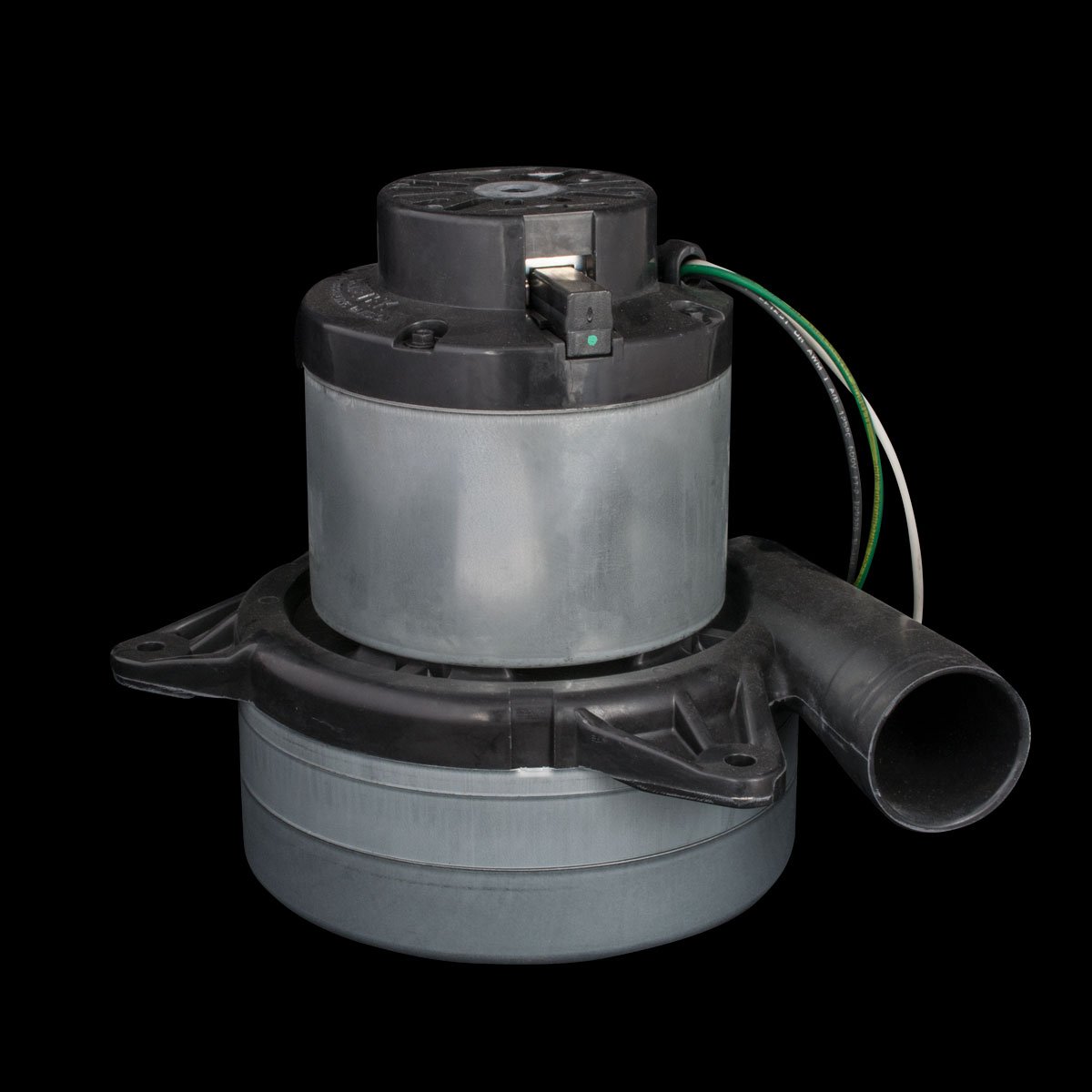 3-Stage Tangential Vacuum Motor/Blower - 1 Speed, High Efficiency for HVAC Systems, Dust Collection & Industrial Applications
