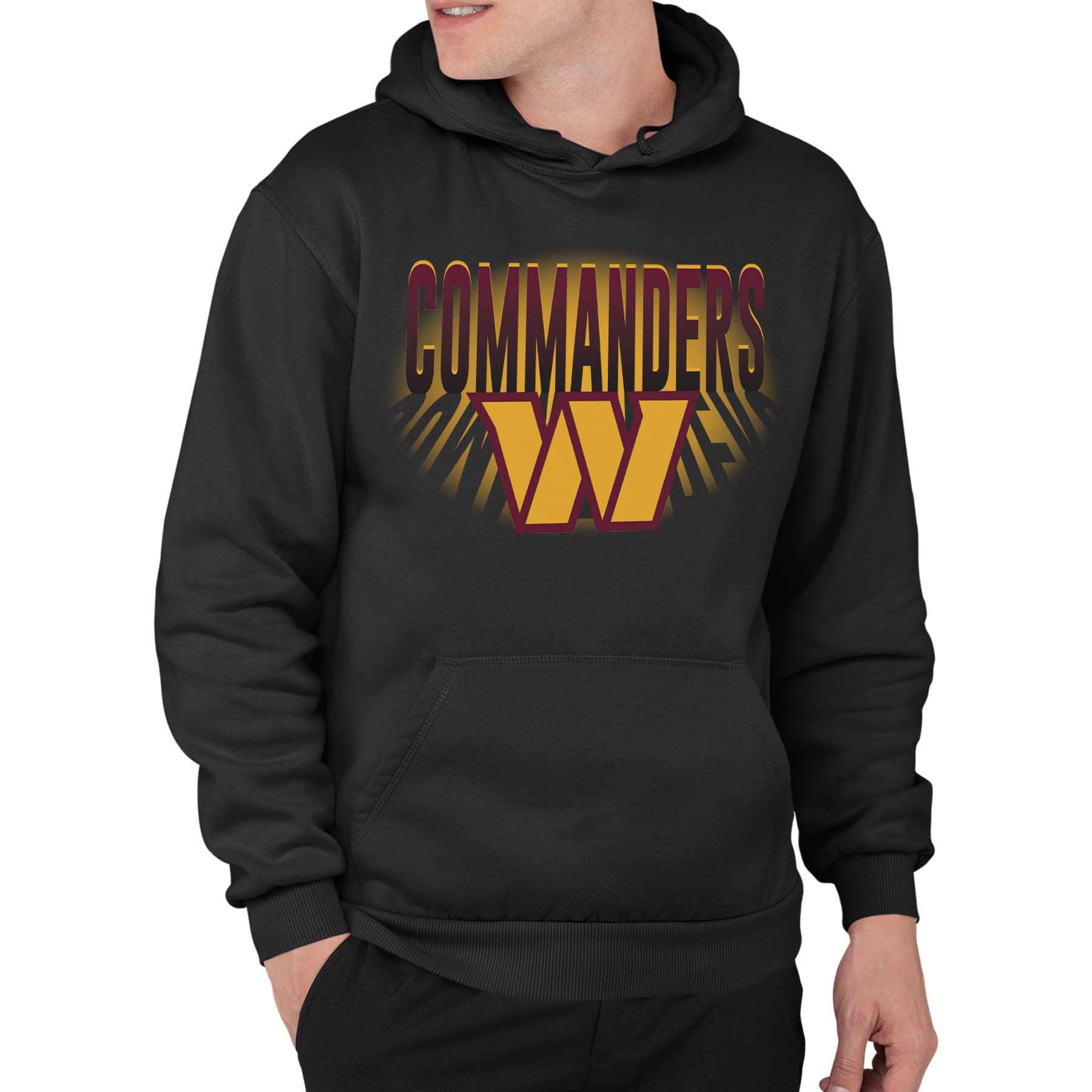 Officially Licensed NFL Pullover Hoodie for Men & Women - Junk Food Clothing x NFL Team Spotlight - Cozy Unisex Sweatshirt | Perfect for Game Day, Casual Wear & Sports Fans