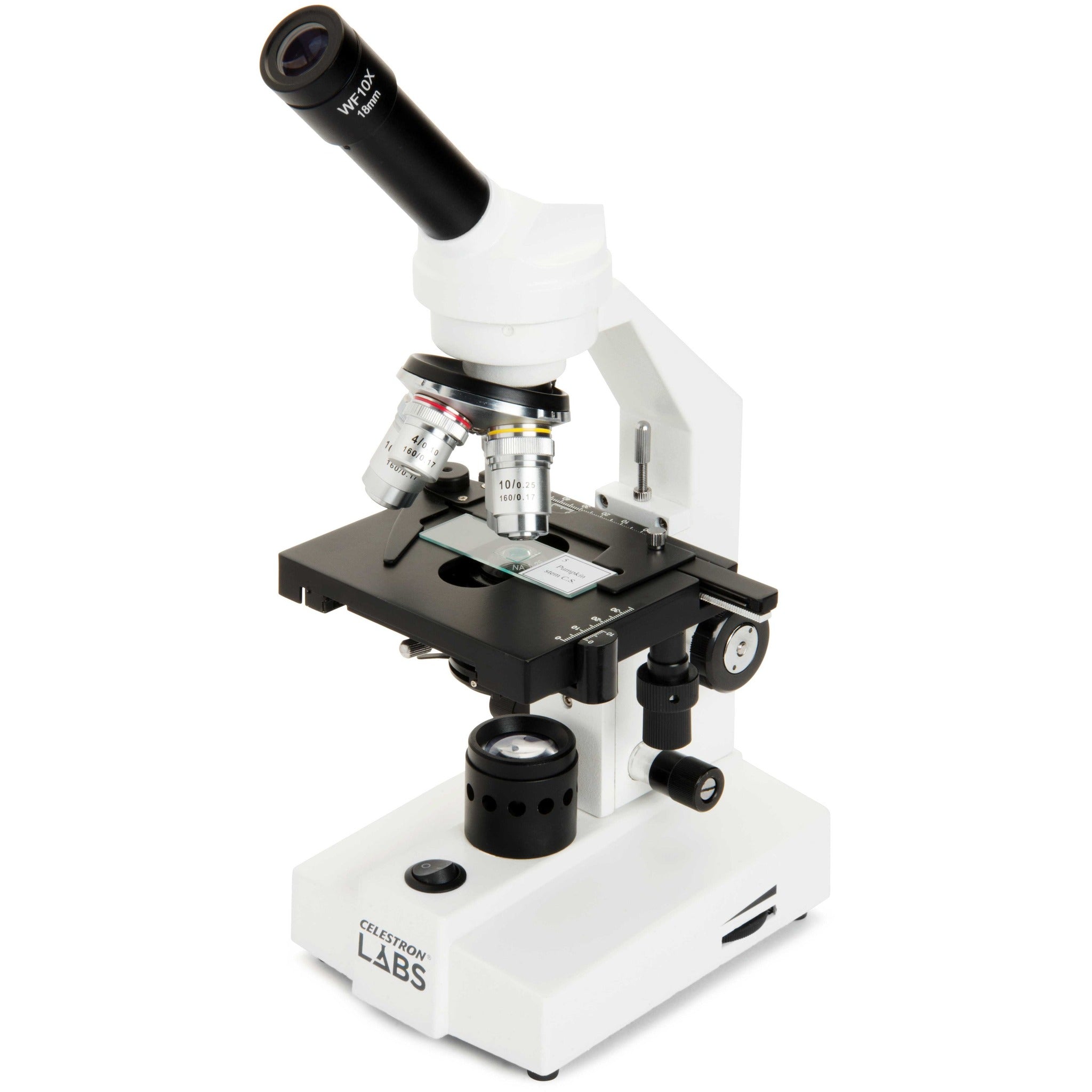 Celestron Labs CM2000CF Professional Compound Microscope - 40X-2000X Magnification, LED Illumination for Lab & Education | Ideal for Students, Scientists & Hobbyists