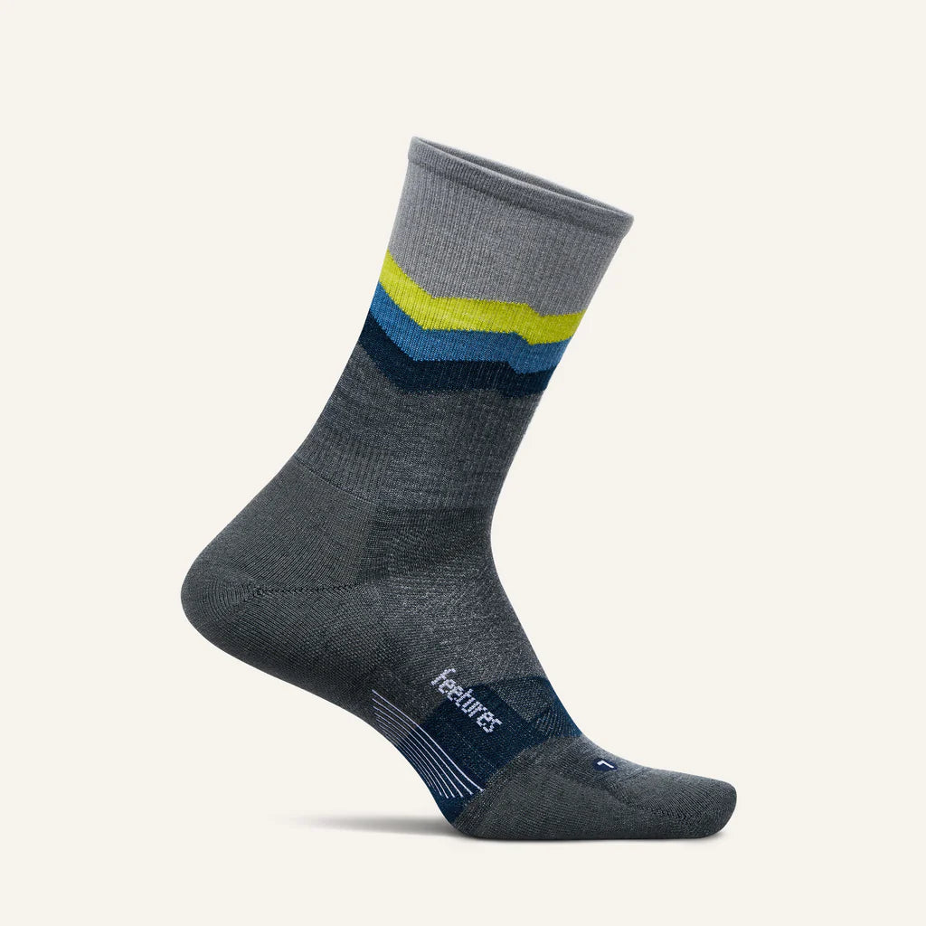 Feetures Merino 10 Max Cushion Mini Crew Socks - Ultra Soft Wool Hiking & Running Socks for Men & Women - Perfect for Outdoor Adventures, Gym Workouts & Daily Comfort