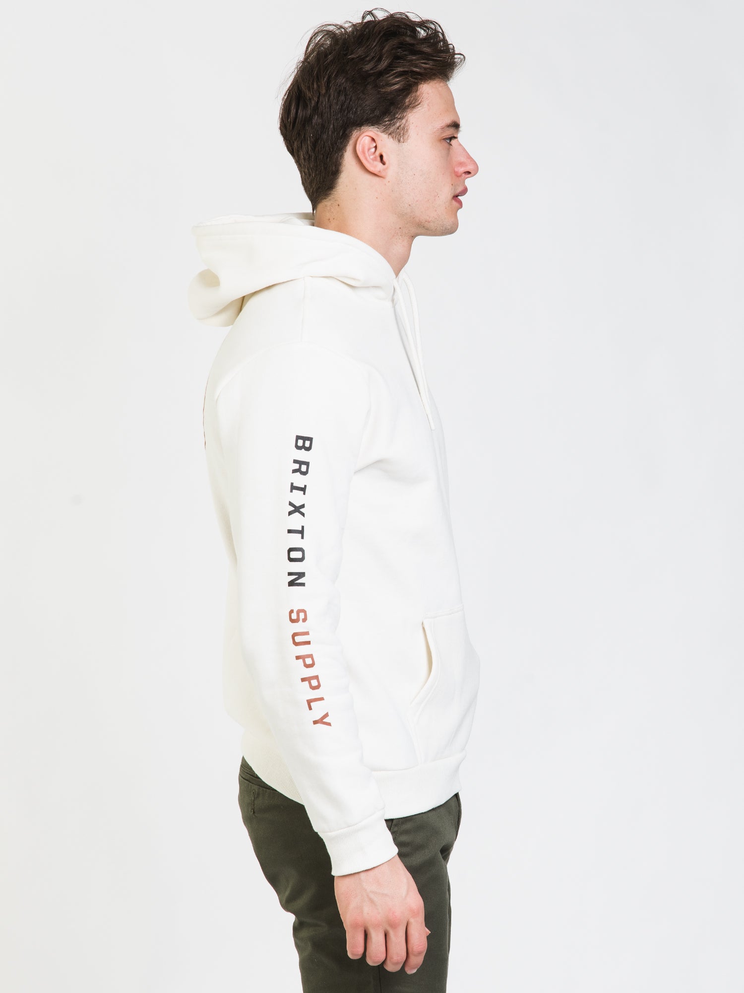 Brixton Crest Pullover Hoodie for Men & Women - Soft Cotton Fleece Sweatshirt with Front Pocket - Casual Streetwear for Everyday Wear, Gym, and Outdoor Activities